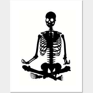 Skeleton Meditation Posters and Art